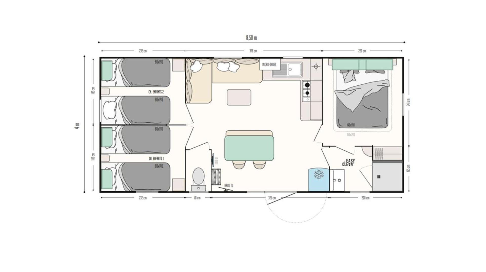 Le Muscat - Bungalow Pour 5 - Tv - Clim Boofzheim Δωμάτιο φωτογραφία